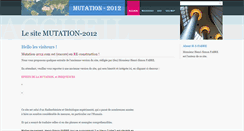 Desktop Screenshot of mutation-2012.com
